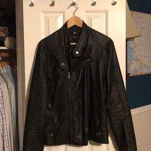 H&M faux leather jacket